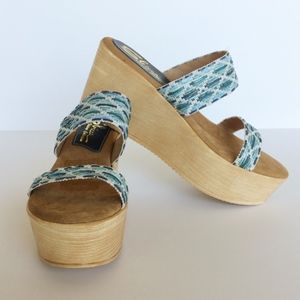 NEW Sbicca Platform Wedge Sandals